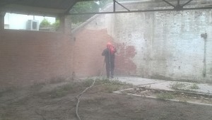 Barn Sandblasting