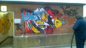 Multi-Storey Car Park Graffiti Removal